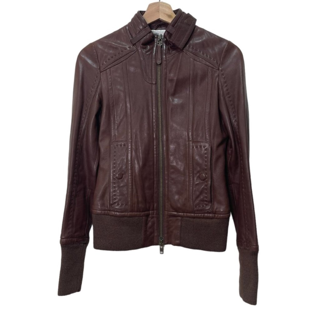 Mackage for Aritzia Leather Jacket sz XXS